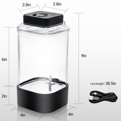 Terrarium REPTI ZOO avec éclairage LED et ventilation détachable.