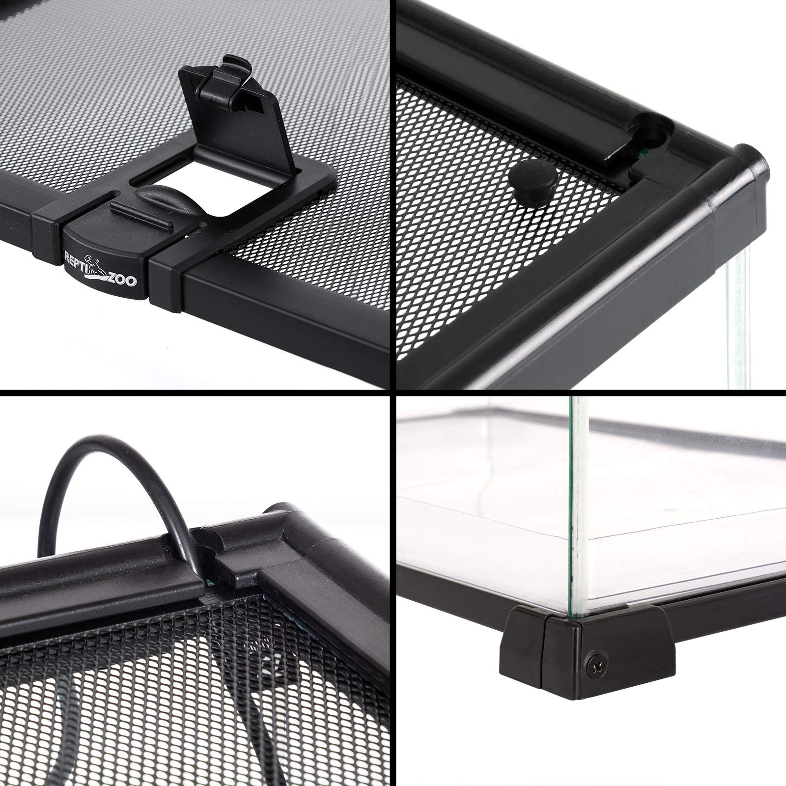 REPTI ZOO Plateau PVC base - substrats humides faciles à nettoyer.