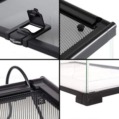 REPTI ZOO Plateau PVC base - substrats humides faciles à nettoyer.