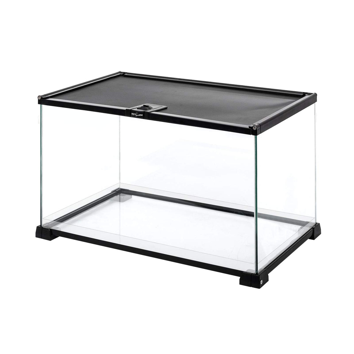 REPTI ZOO Réservoir en verre 15 gallons - vue complète pour observation facile.