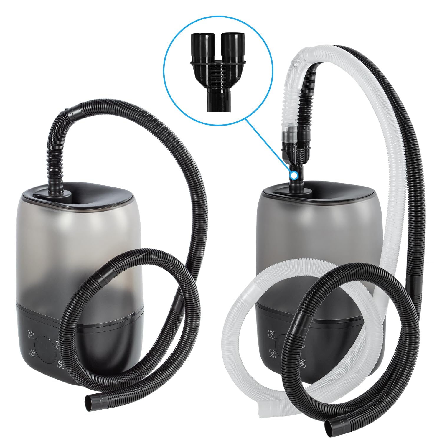 REPTI ZOO tubes renforcés pour éviter les accumulations d’eau.