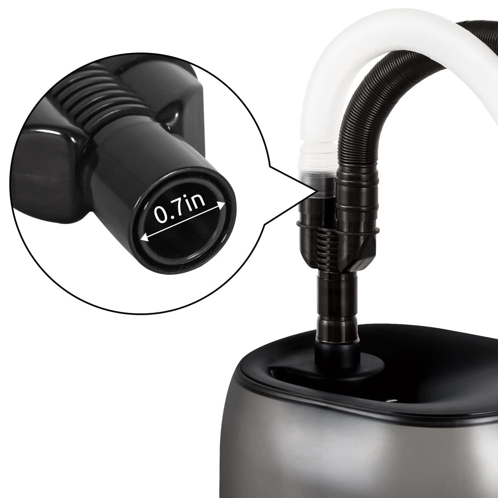REPTI ZOO tubes souples extension pour longueur personnalisable et installation fluide.