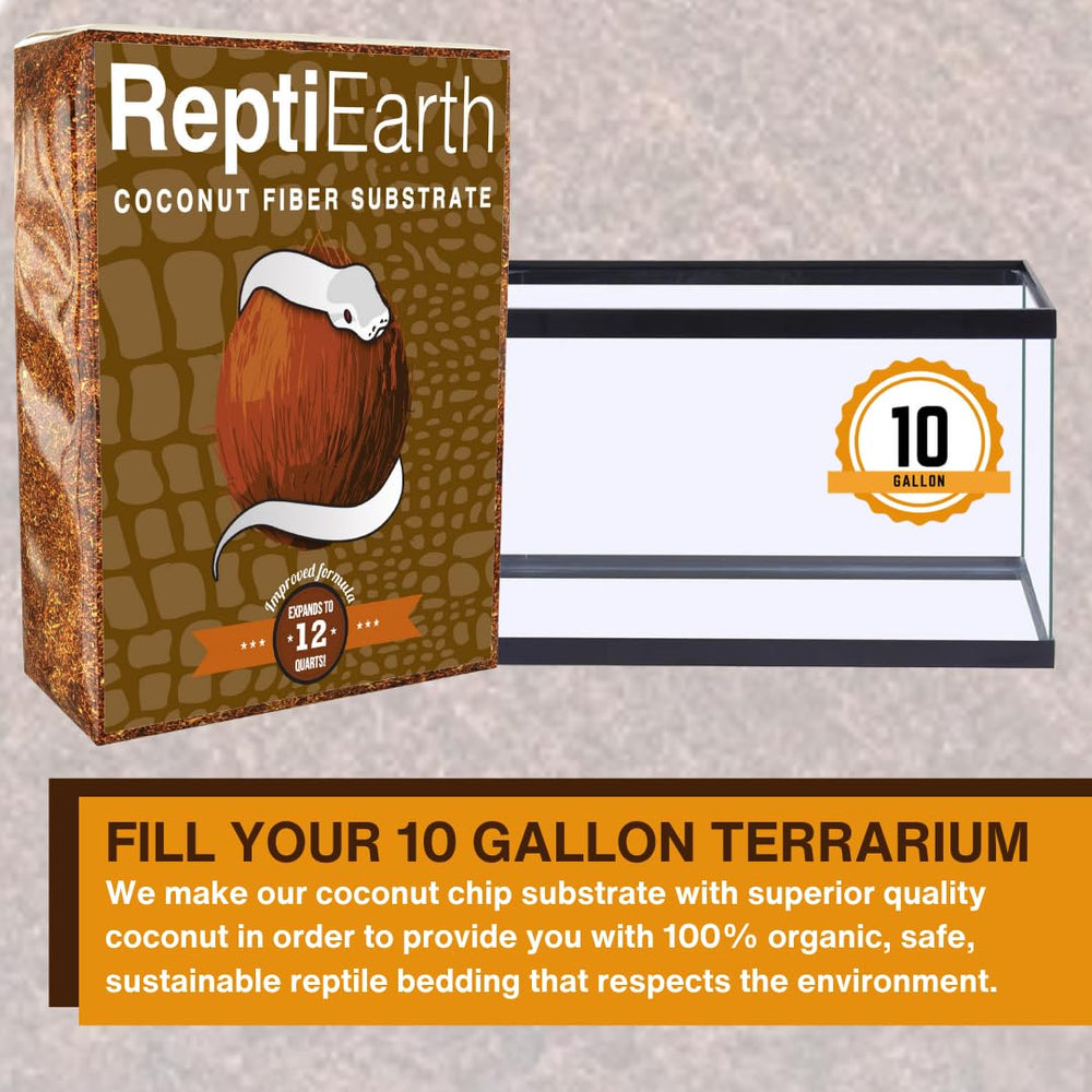 ReptiEarth substrat coco nettoyé trois fois réduit poussière et odeurs