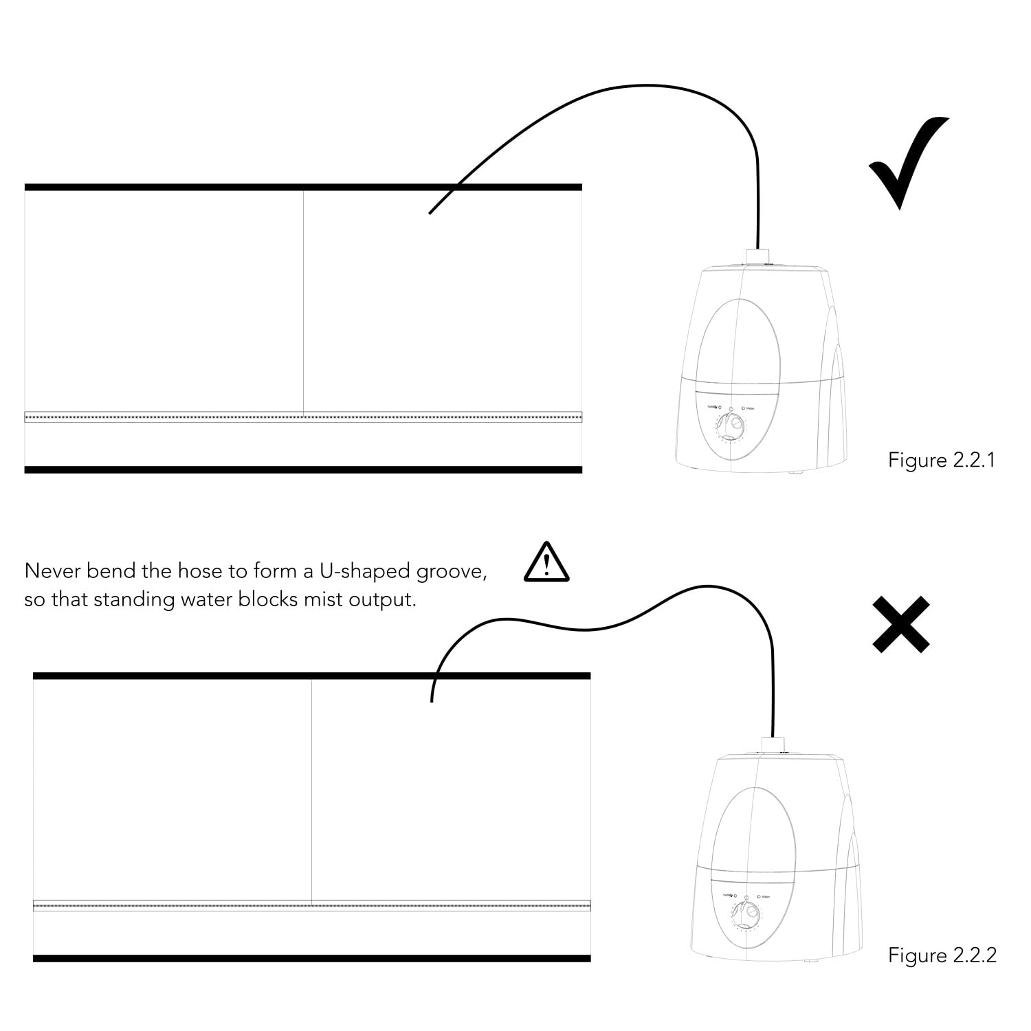 Installation facile du brumisateur ReptiKing avec ventouses et tuyau réglable.