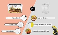 Terrarium Reptile Growth, grille supérieure assure ventilation efficace