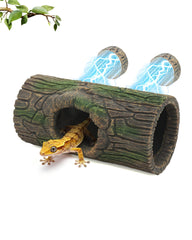 REPTITRIP cache-arbre-resine-gecko-a-crête: abri naturel et espace d'exploration.