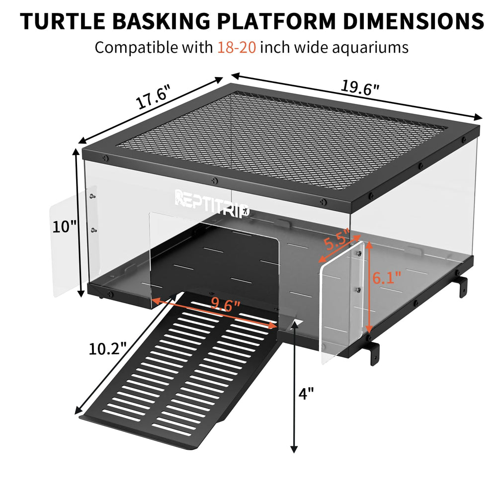 REPTITRIP Espace élargi pour plus d'activités tortue.