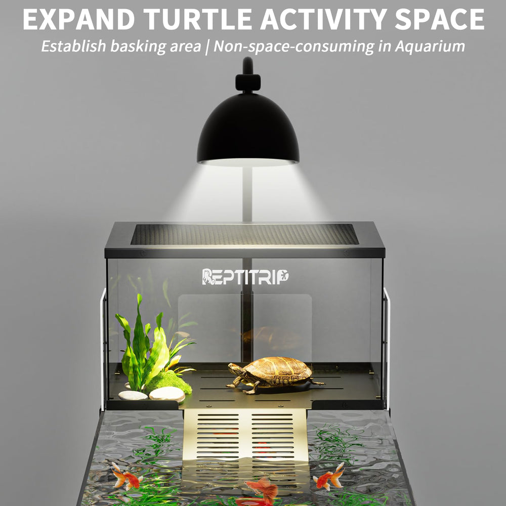 REPTITRIP inox-304 top-base: durabilité et nettoyage facile dans l'humidité.