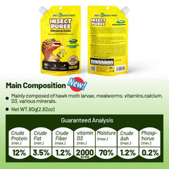 Mélange nutritif REPTIZOO FRIENDLY à base d'insectes variés pour alimentation mixte.