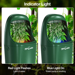 Indicateur lumineux REPTIZOO bleu, signe de bon fonctionnement.