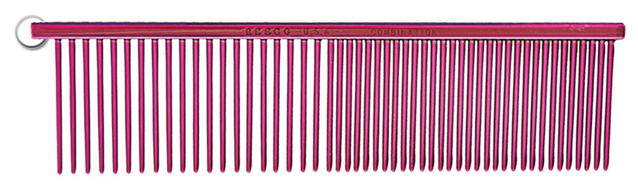 Brosse Resco antistatique pour chiens et chats avec pins de 15 mm, démêlage en douceur.