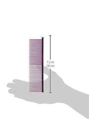 Brosse Resco Rouge Candy antistatique pour chiens et chats, outil professionnel pour démêler le pelage.