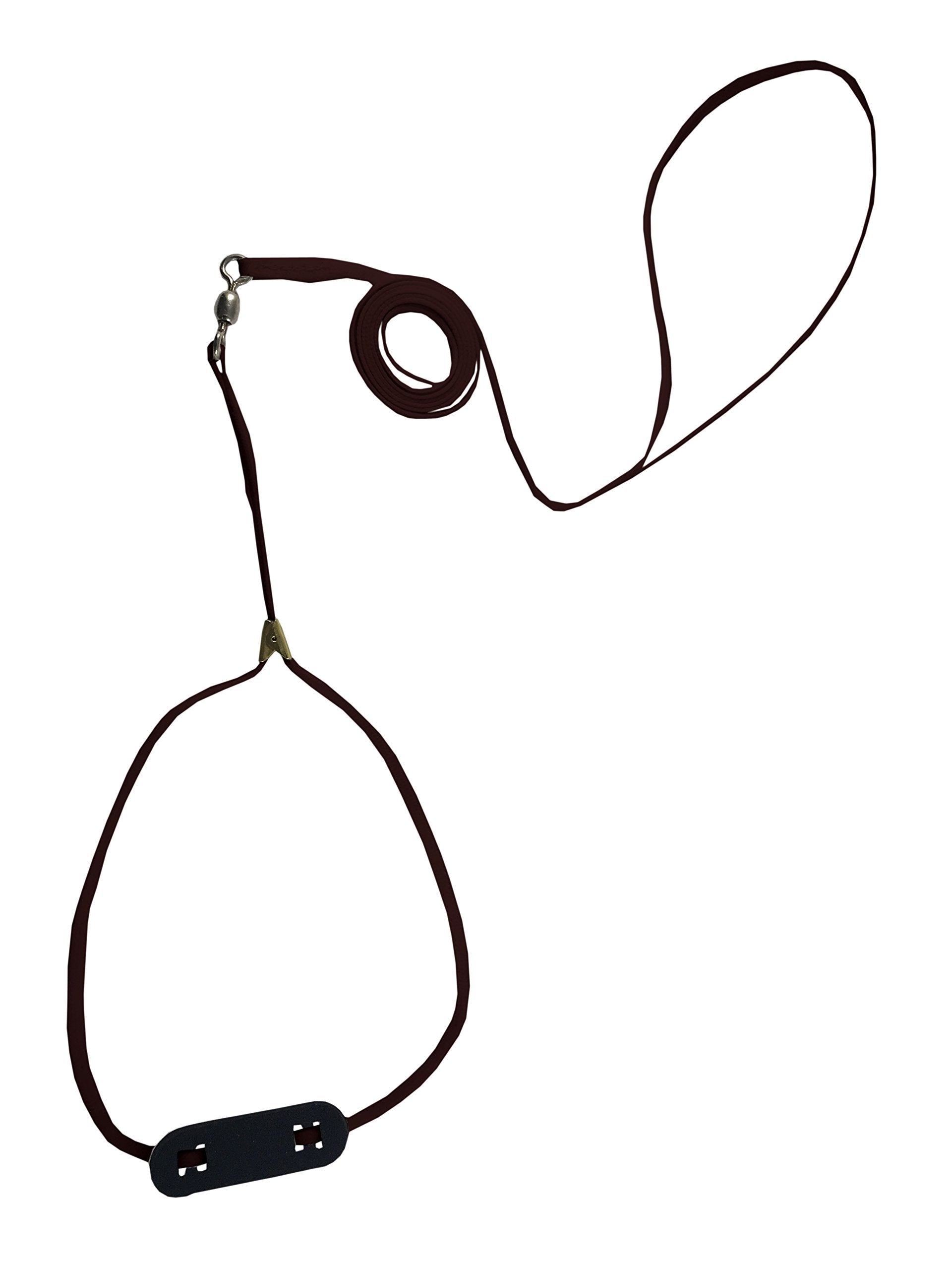 Resco Cordo-Hyde Spinner Lead avec agrafe en laiton et pivot pour un contrôle sans torsion.