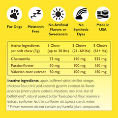 Arôme naturel cacahuète et pomme des RESCUE Pet Chews pour un goût apprécié.