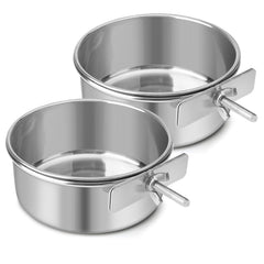 Gamelle Reshiho en acier inoxydable pour chien et chat, durable.