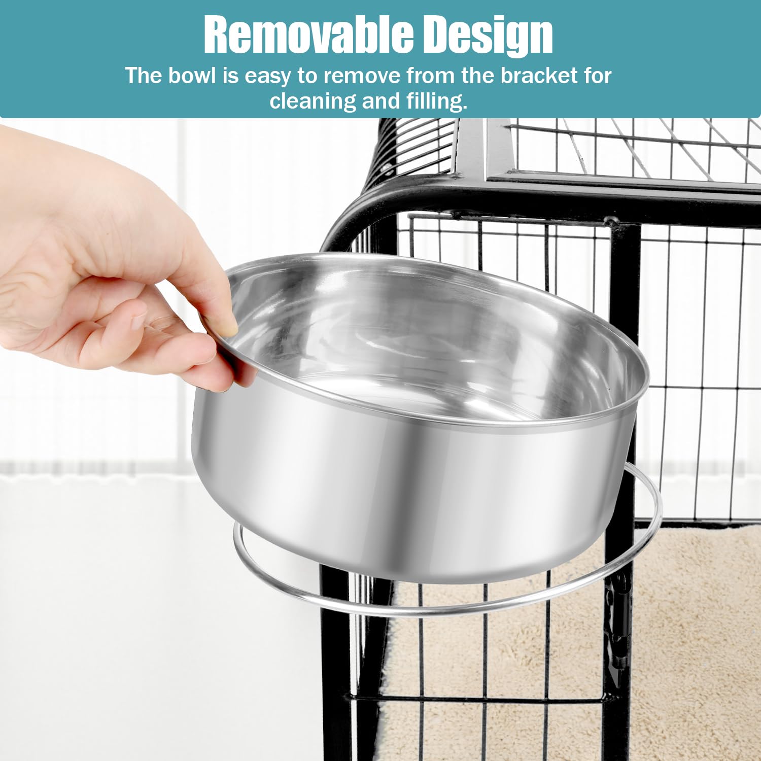 Bol Reshiho en inox détachable facilitant le nettoyage et le remplissage