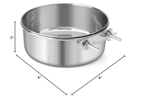 Bol Reshiho en inox taille très grande pour cage