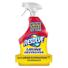 Resolve Urine Destroyer Spray – bouteille-pulverisation: rafraîchit tapis et meubles.