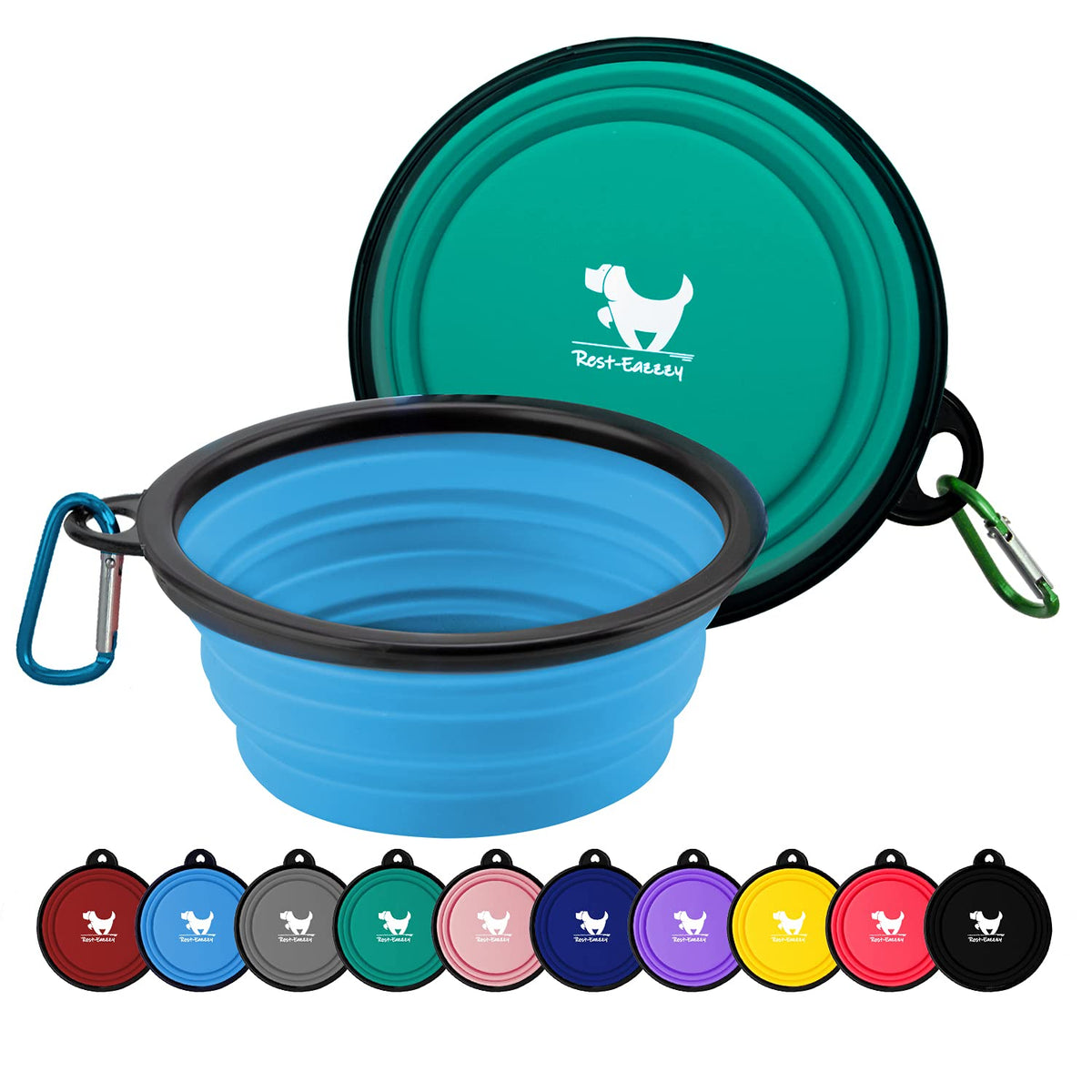 Bol pliante Rest-Eazzzy pour chien, idéal lors des trajets pour hydrater votre compagnon.