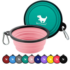 Rest-Eazzzy bol répliable voyage chien-chat, facilement transportable.