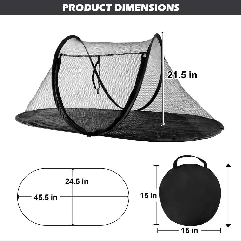 Rest-Eazzzy Cat Tent avec porte élargie facilitant l'entrée et sortie des animaux.