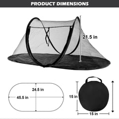 Rest-Eazzzy Cat Tent avec porte élargie facilitant l'entrée et sortie des animaux.