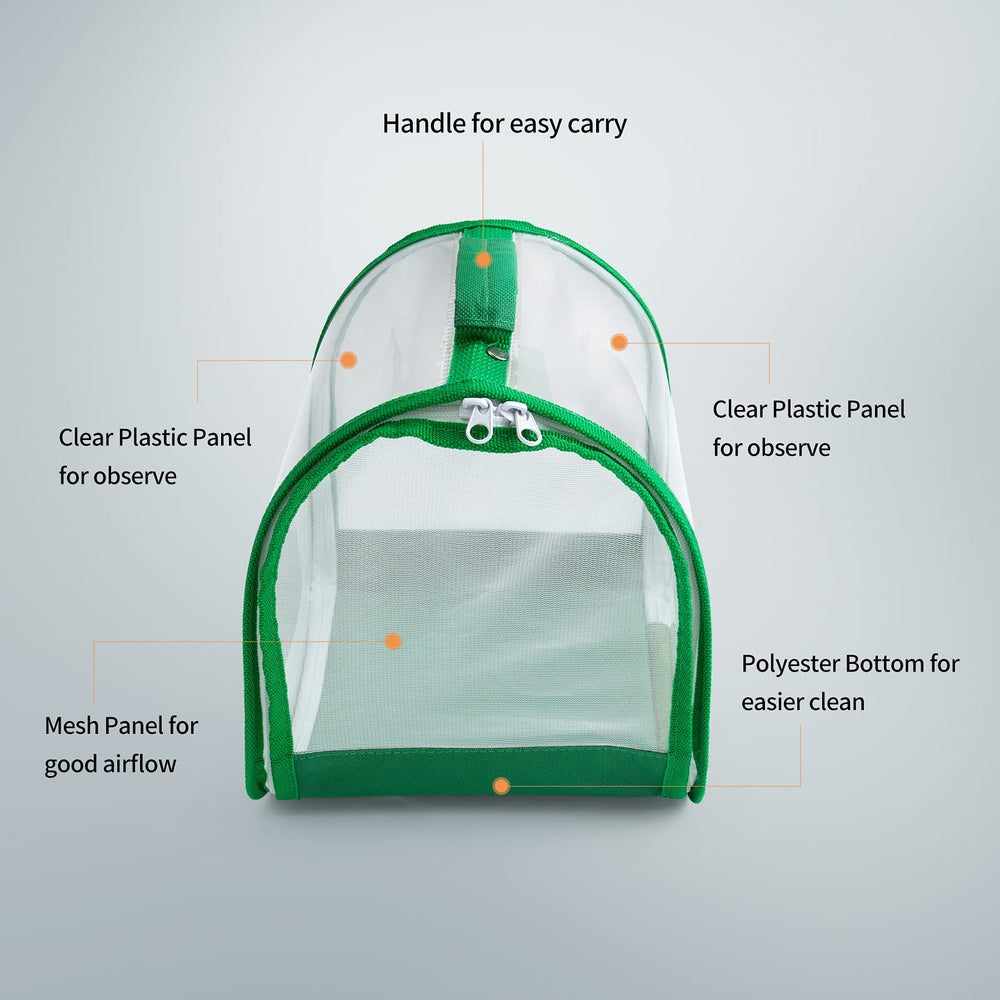 RESTCLOUD Habitat cage insectes maillage fin, confinement sûr pour petites larves.
