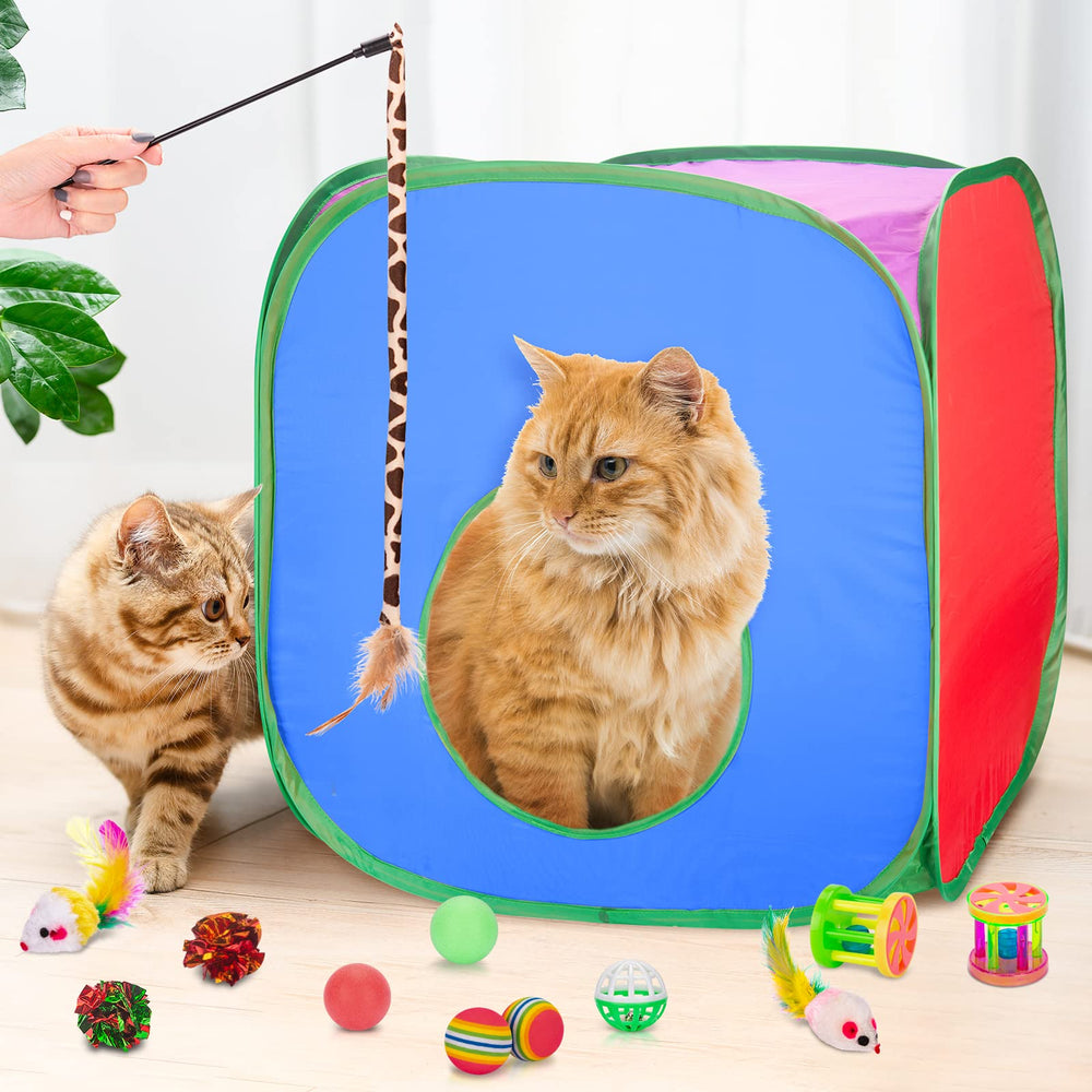 Boules arc-en-ciel Retro Shaw apportent couleur et stimulation visuelle.