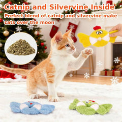 Jouet chat crissant et gazouillis Retro Shaw, sons attractifs