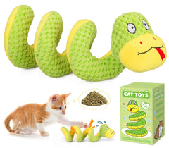 Serpent Retro Shaw grand de 14 pouces, idéal pour l'exercice actif des chats d’intérieur.