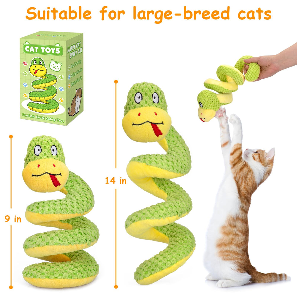 Serpent Retro Shaw infusé cataire et plante argentée pour stimuler la curiosité.