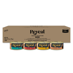 Reveal chat conserve poisson bouillon, hydratation naturelle et goût authentique.