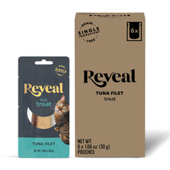 Reveal: filet de thon entier – bouchée savoureuse pour récompenser votre chat.