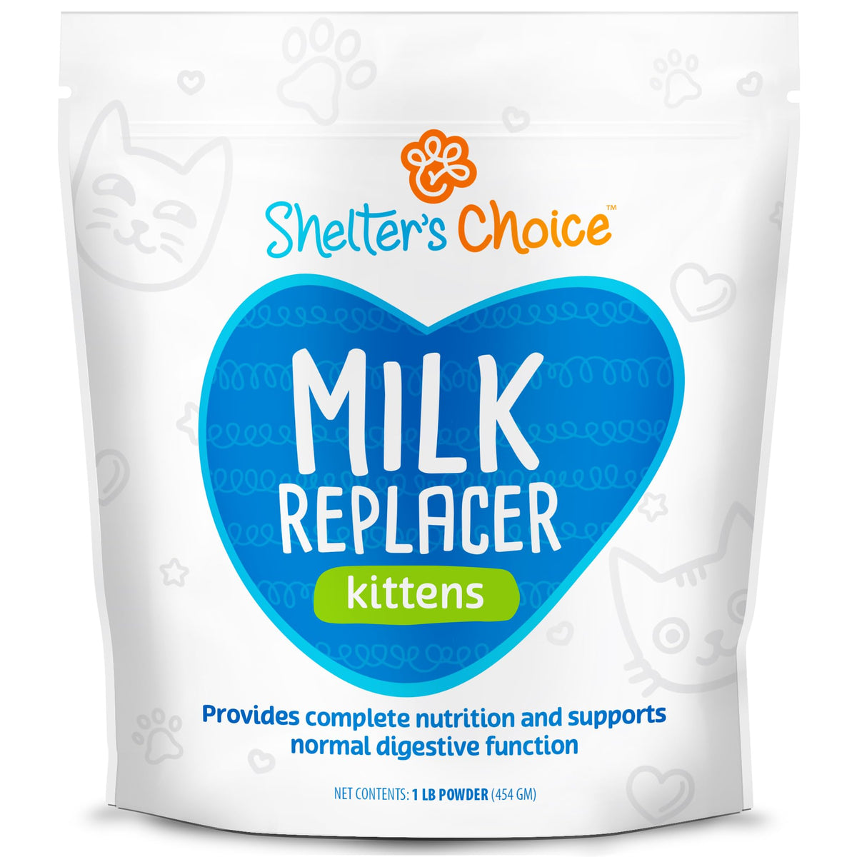 Revival chatons-poudre-lait: substitution nutritive pour chatons orphelins et refuges.