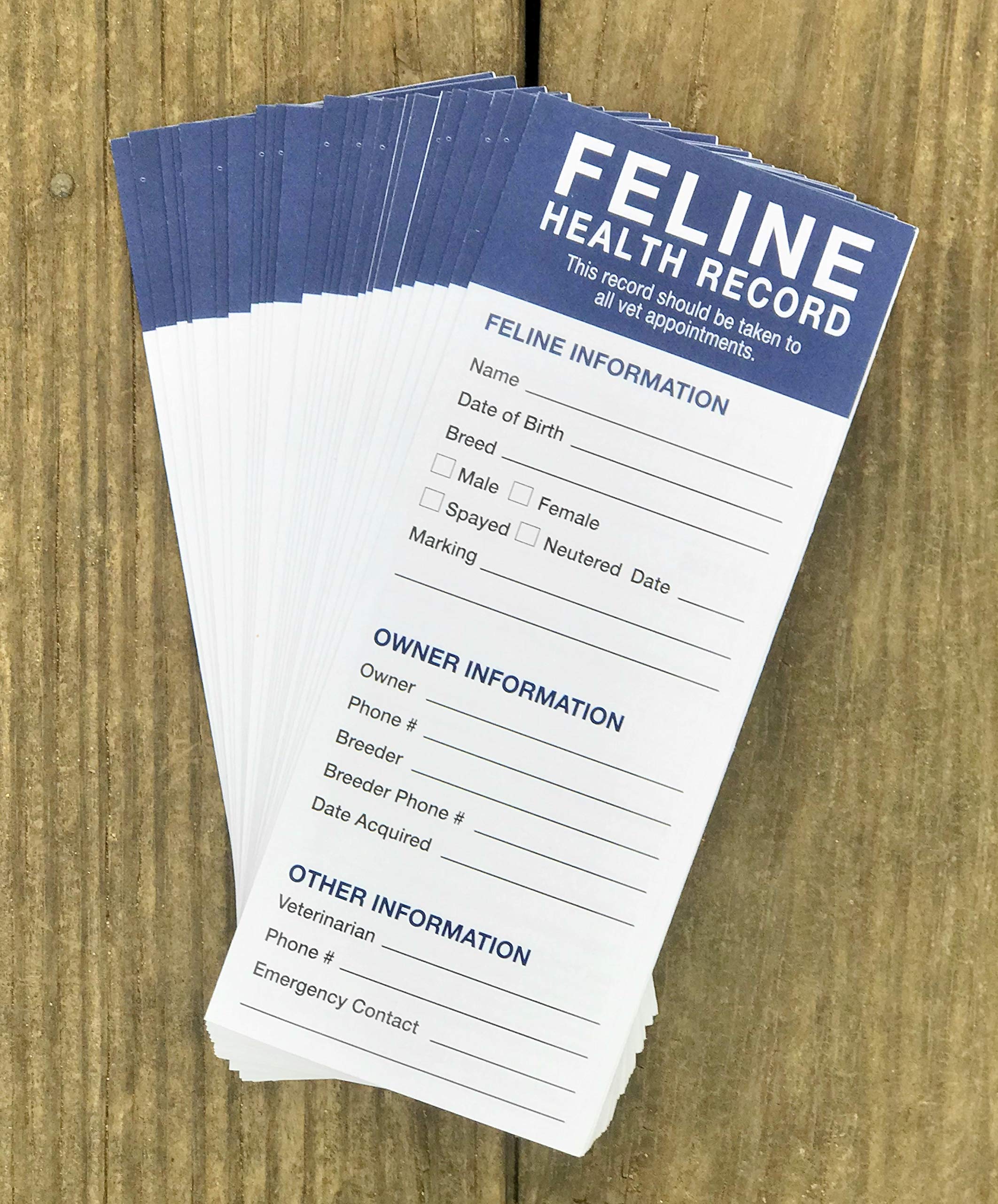 Carnet Revival pour chiens: format compact pour consulter rapidement les dossiers lors des rendez-vous.