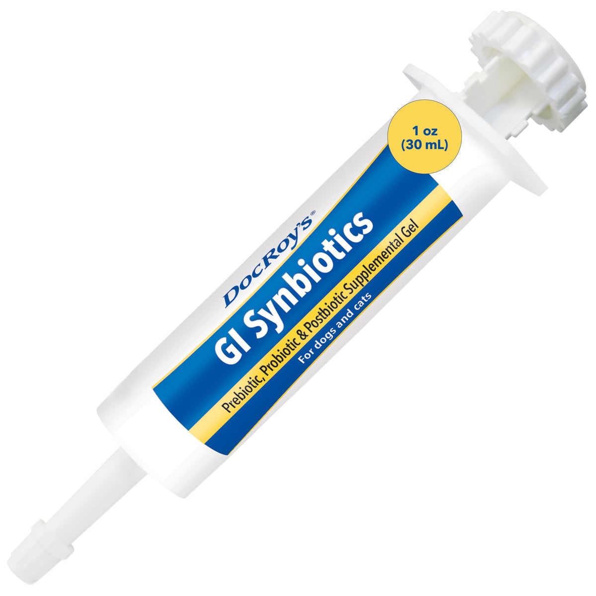 Doc Roy’s GI Synbiotics – gel probiotic pour chiens et chats, 30 ml, guide pratique