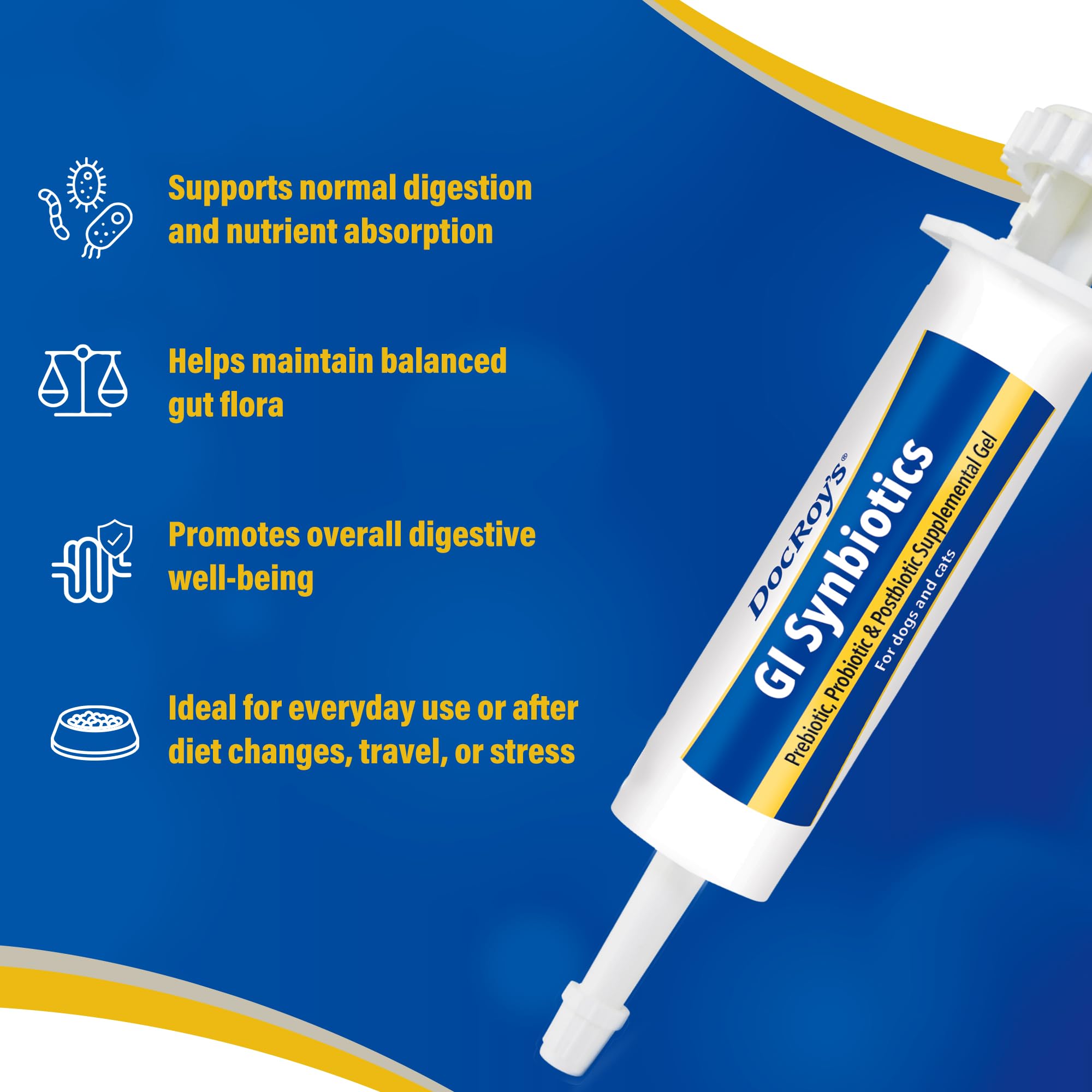 Doc Roy’s GI Synbiotics soutient potentiellement l’immunité via le microbiote
