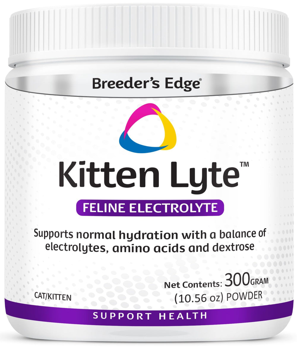 Breeder’s Edge Kitten Lyte – bouteille, soutien hydratation pour chatons et chatons allaitants.