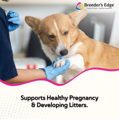 Breeder’s Edge Soutien Hormonal – flacon avec ingrédients naturels pour équilibre hormonal.