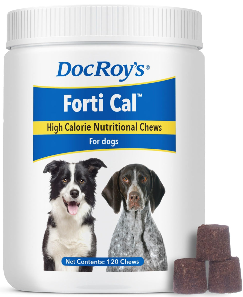 Doc Roy’s Forti Cal Soft Chews – bouteille pratique pour l’apport calorique.