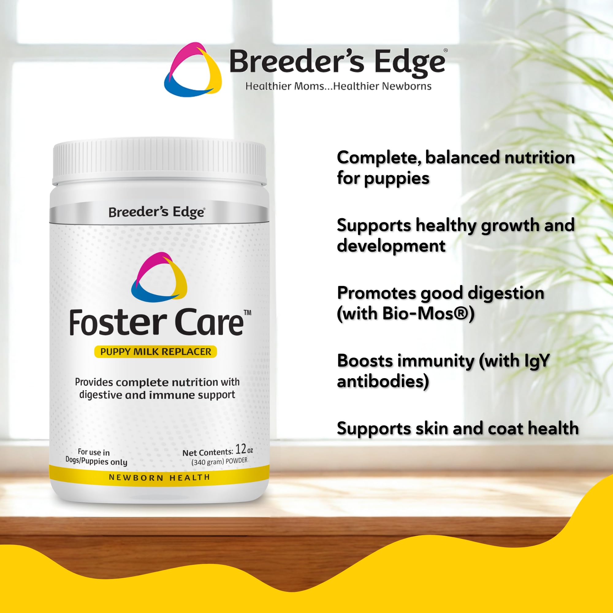 Breeder's Edge Foster Care - dose simple et rapide pour préparer le repas.
