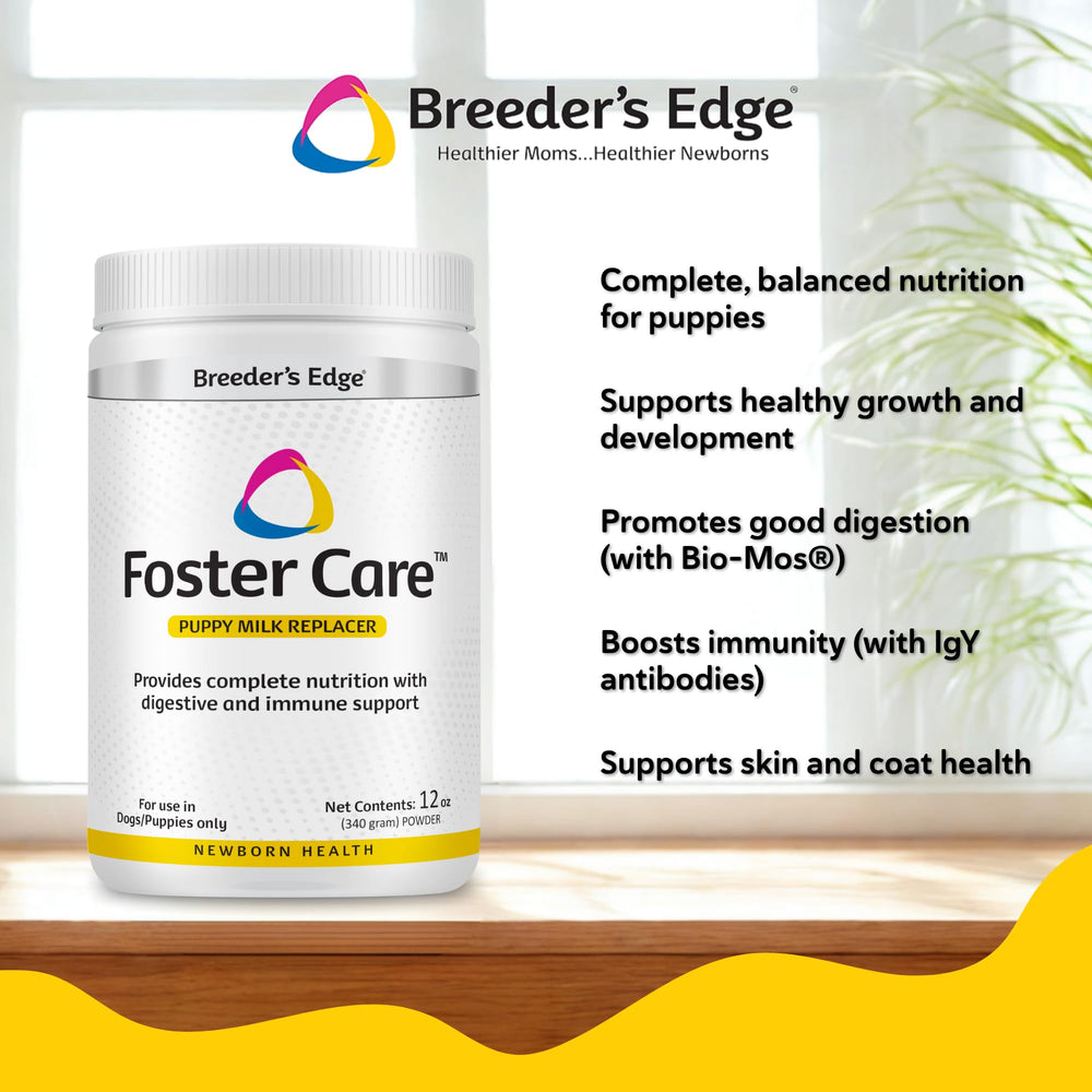 Breeder's Edge Foster Care - dose simple et rapide pour préparer le repas.