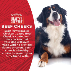 Chien savourant Rewardables, récompense durable et délicieuse