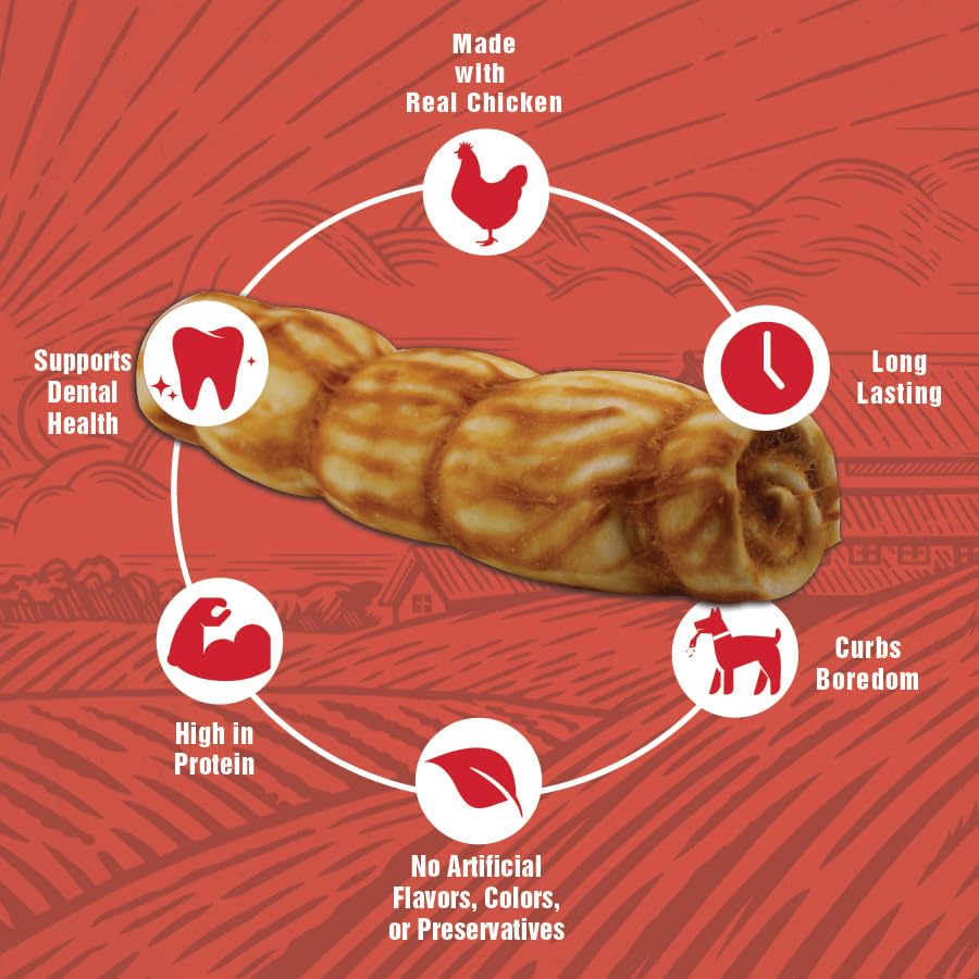 Gros plan sur l’enrobage poulet des rouleaux Rewardables, texture appétente