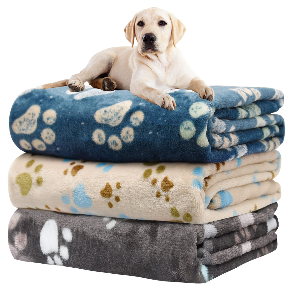 Couverture Rezutan pour chien gris: douceur luxueuse sur canapé