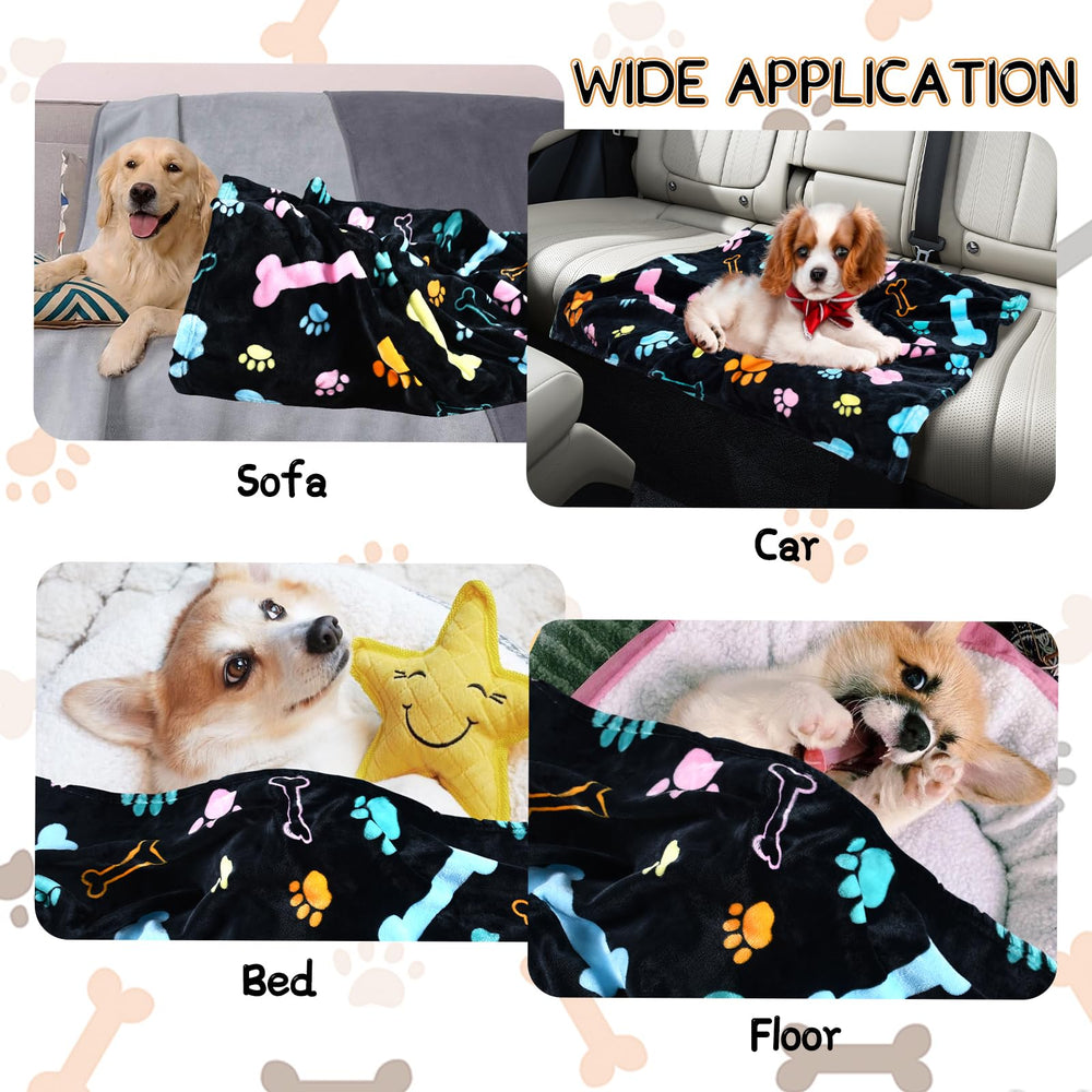 Rezutan couverture voyage-chien flanelle, pratique pour déplacements et trajets.