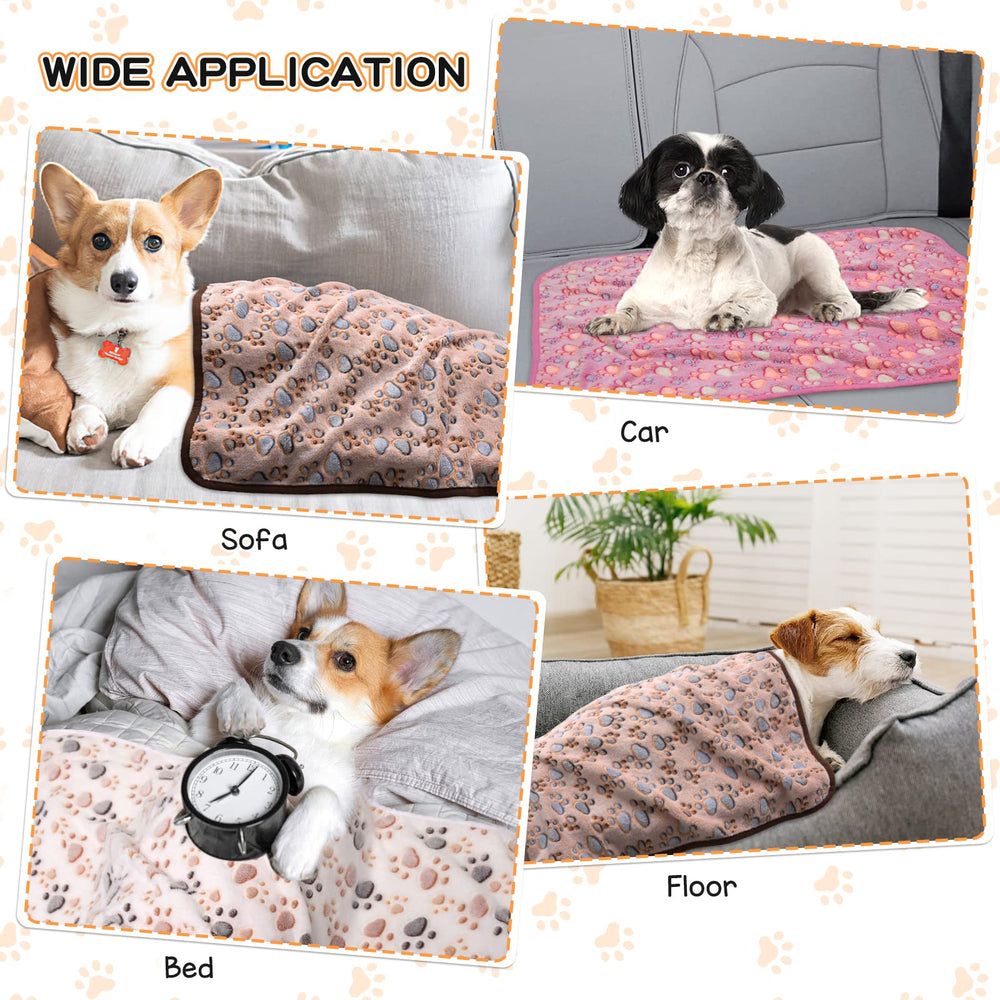 Lot Rezutan de 3 couvertures pour chien et chat, polyvalente.