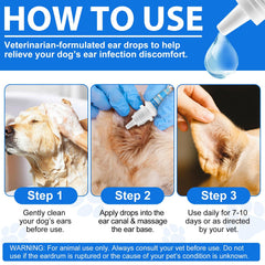 RHBESTOK gouttes d'oreilles chien-démangeaisons: soulagement potentiel des irritations.