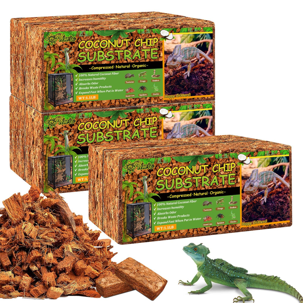 Riare lot6 substrat coco-chip reptiles – habitat naturel prêt à l’emploi.