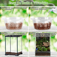 Riare ph-neutre argile expandee terrarium, substrat neutre pour racines.